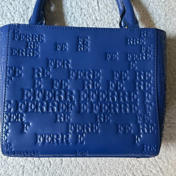 Gianfranco Ferré GFF Royal Blue Handbag - Picture 2 of 16